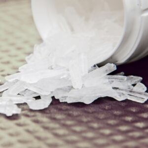Pseudoephedrine crystals